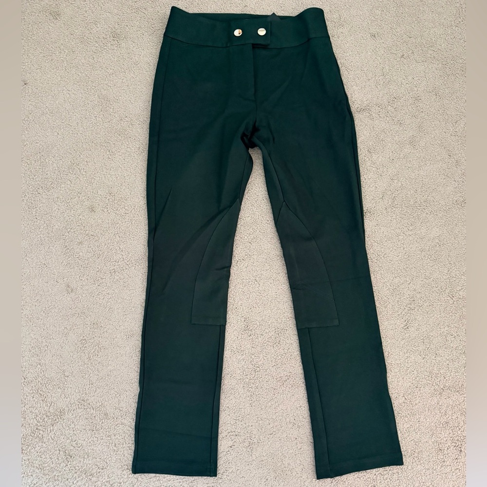 Tuckernuck Green Ponte Bridwell Riding Pants